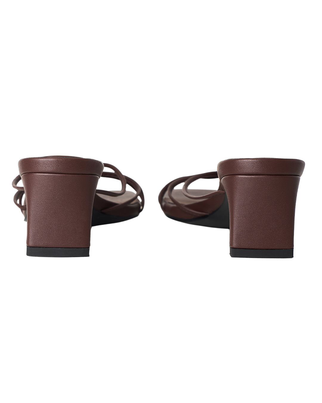 Fay Strappy Heel in Espresso Brown