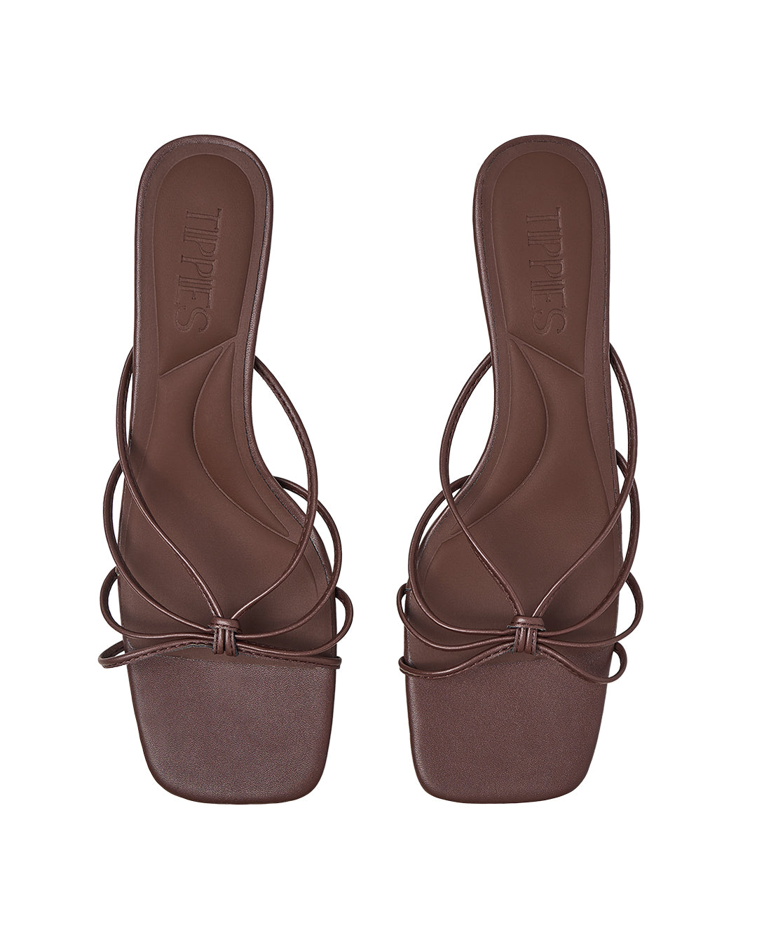 Fay Strappy Heel in Espresso Brown