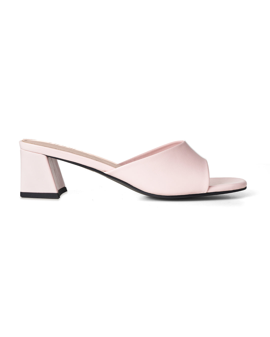 Hannah Mules in Baby Pink