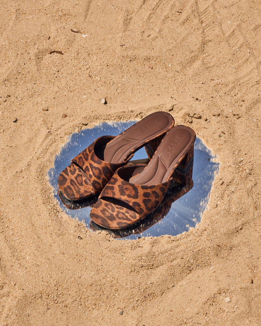 [PREORDER] Hannah Mules in Cheetah Print