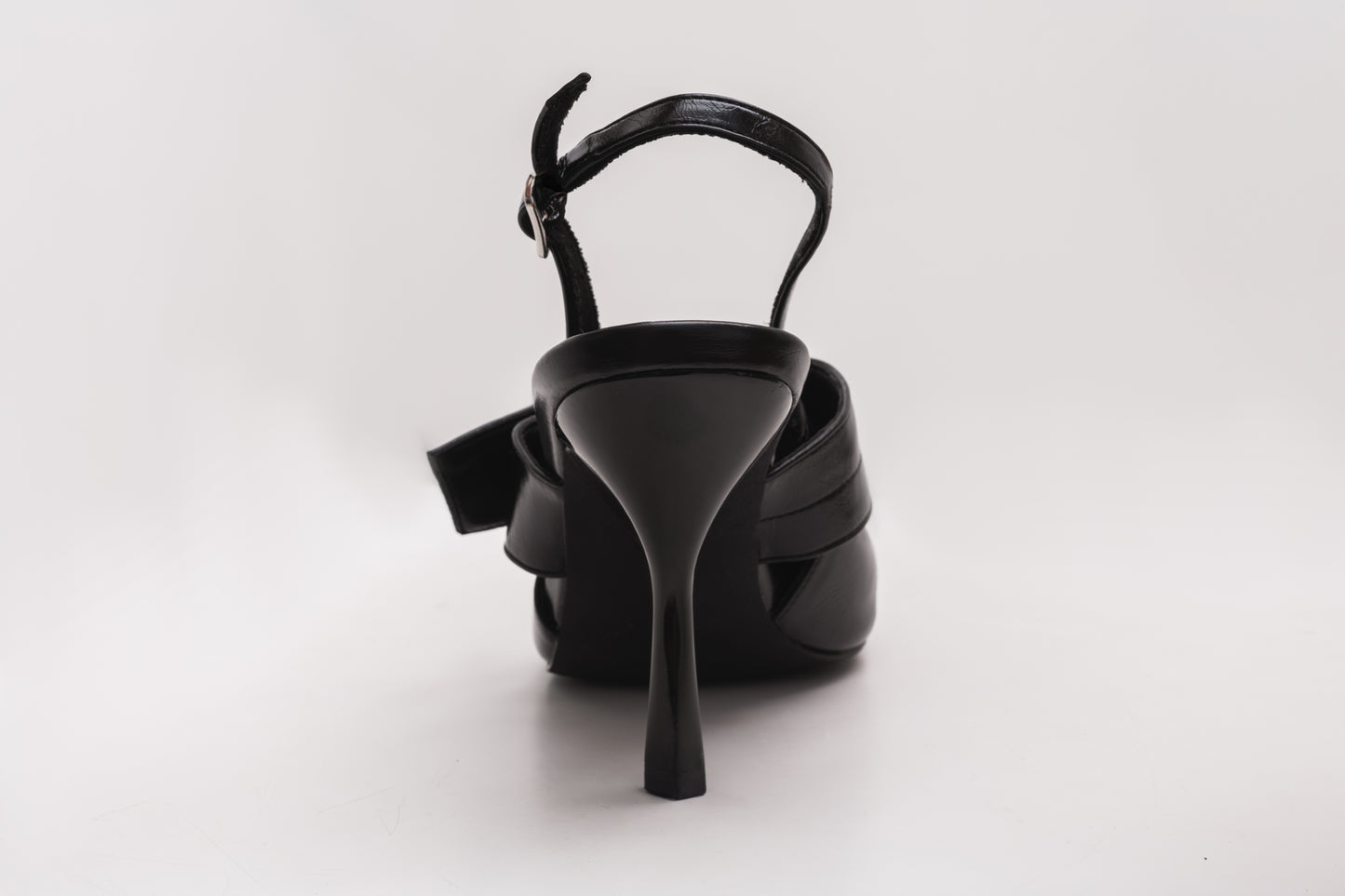 Ash Slingback Heels in Black