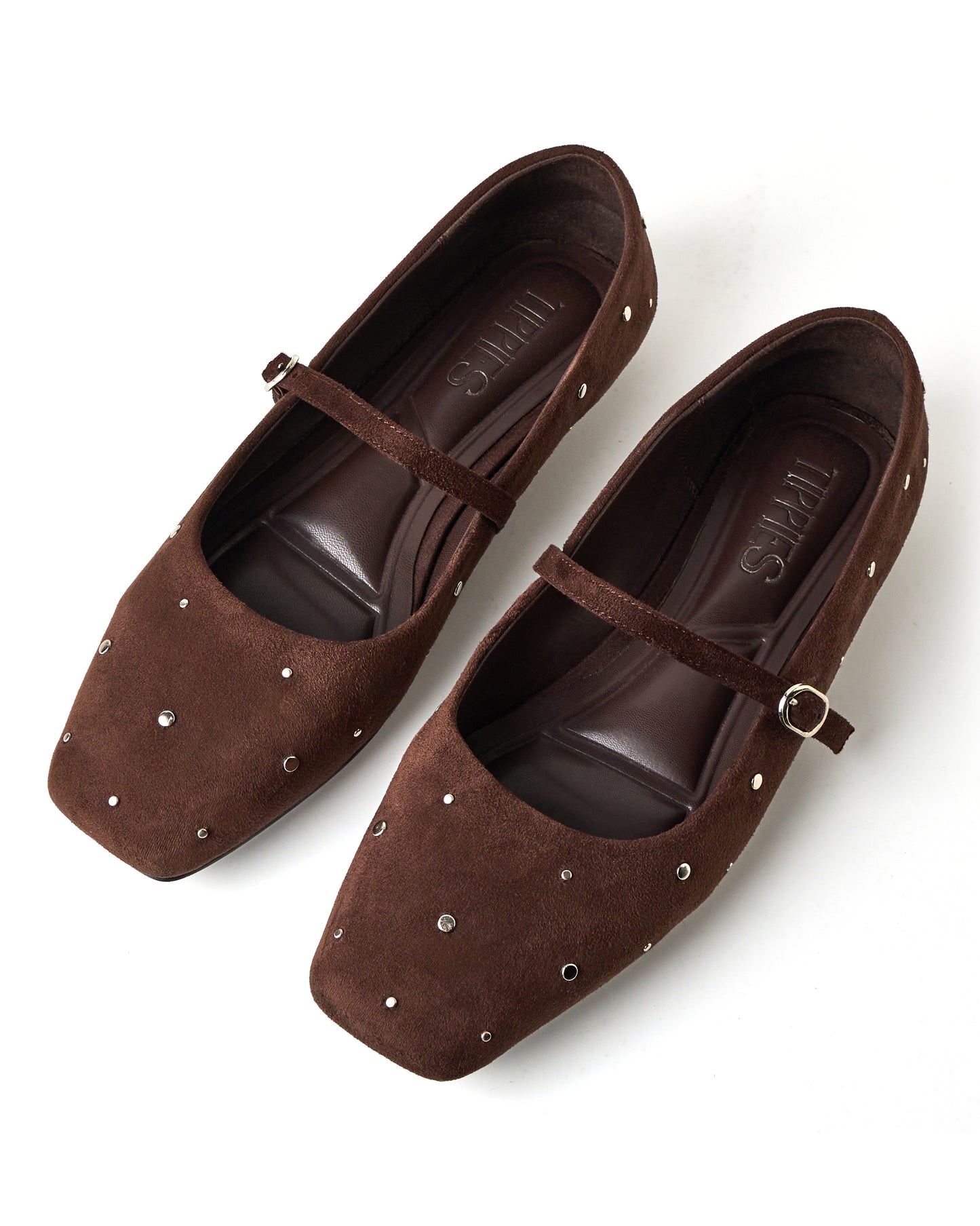 Seyj Mary Janes in Espresso Brown