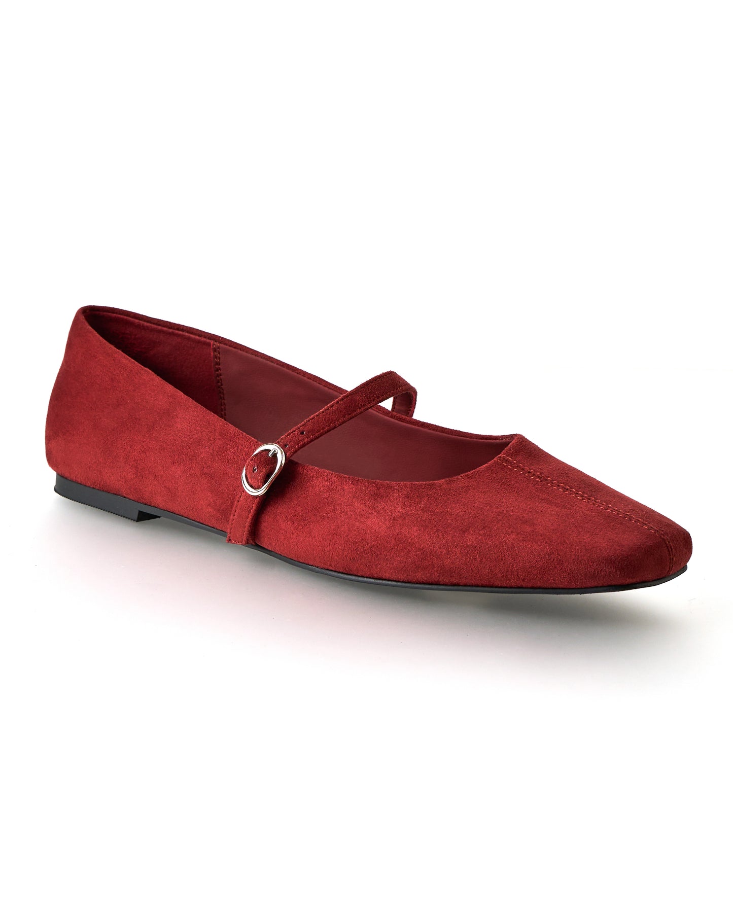 Seyj Mary Janes in Brick Red