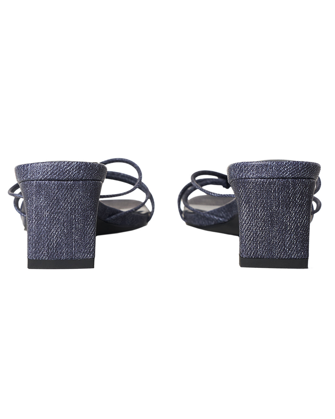 Fay Strappy Heel in Denim