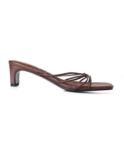 V2 Fay Strappy Heel in Espresso Brown